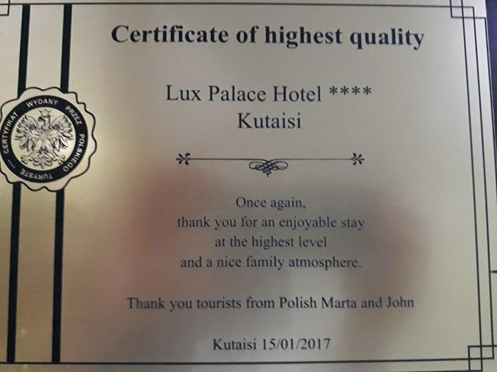 Lux Palace Hotel Kutaisi Ngoại thất bức ảnh